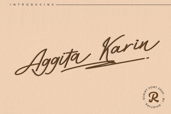 Aggita Karin: A Font That Elevates Your Brand