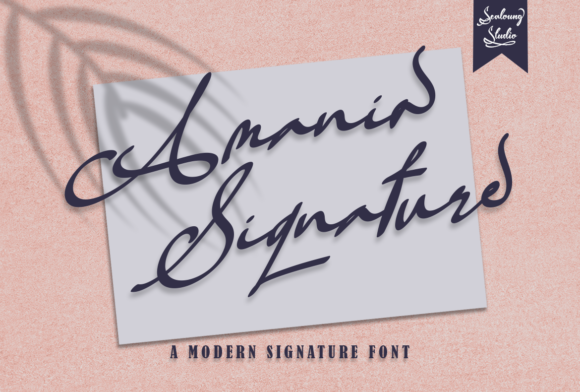 Amania Signature: A Versatile Script Font for Editorial Design