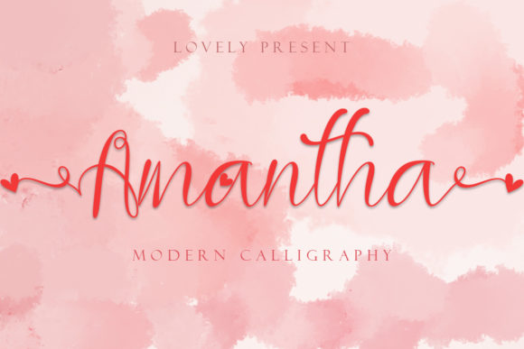Amantha: The Handwritten Font That Breathes Life Into Branding