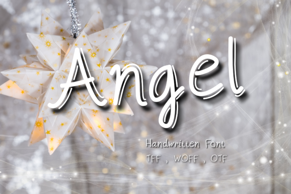 Angel: A Script Handwritten Font for Creative Crafters