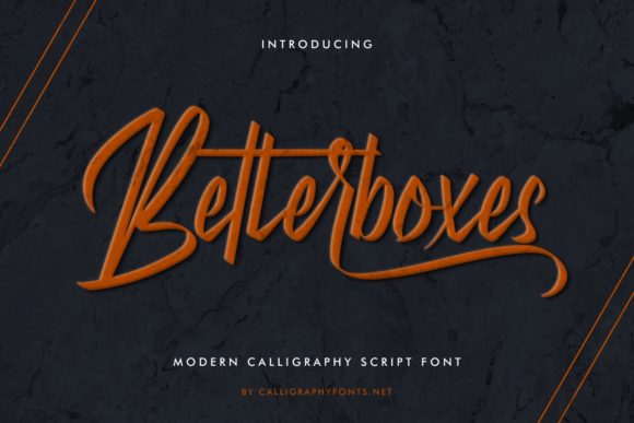 Betterboxes: A Script Font That Elevates Digital Branding