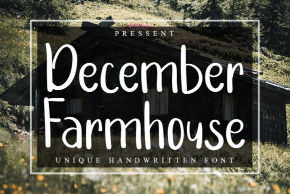 December Farmhouse: A Script Font for Impactful Branding