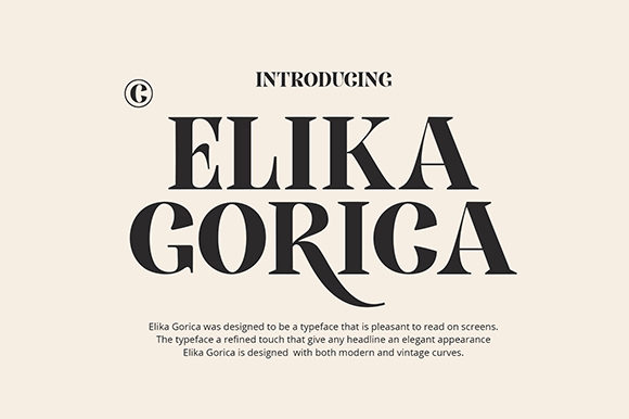 Elika Gorica: A Serif Font for Editorial Grace