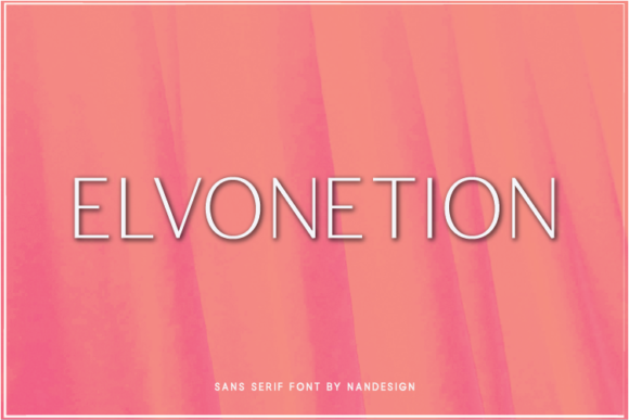 Elvonetion: A Font That Fits Every Project