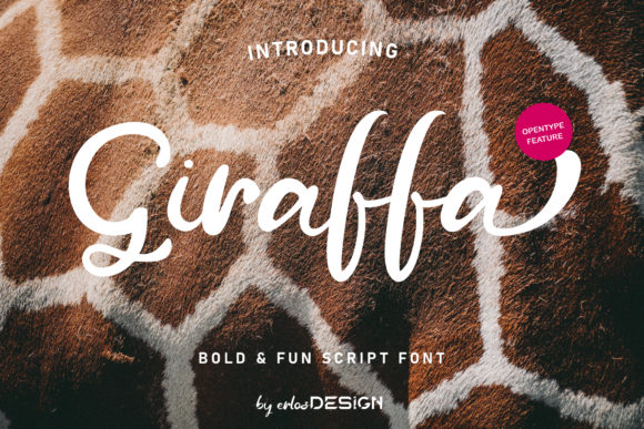 Giraffa: A Script Font for Editorial Excellence