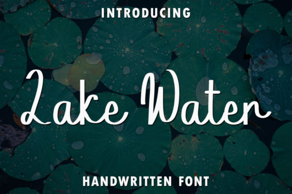 Lake Water: A Script Font for Romantic Campaigns