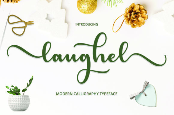 Laughel: A Friendly Handwritten Font for Real Branding Projects