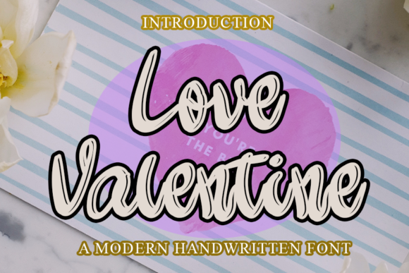 Love Valentine: A Handwritten Font for Real Design Projects