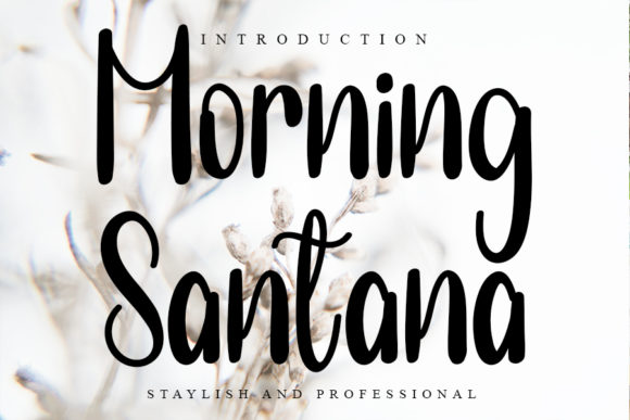 Morning Santana: A Font for Thoughtful Design