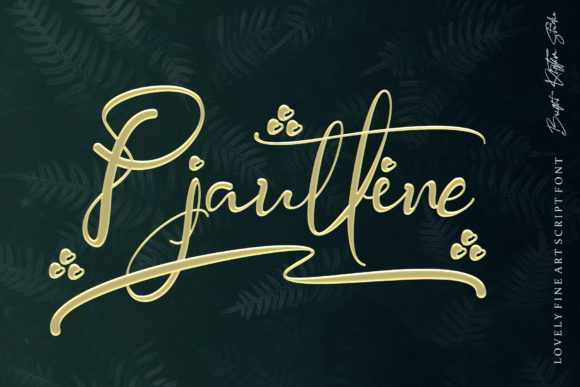 Pjaulline: The Handwritten Font That Elevates Your Digital Brand