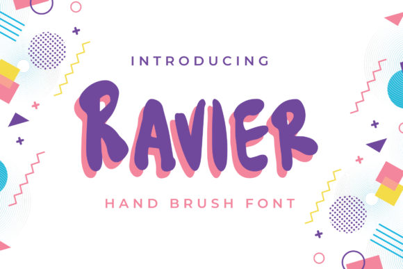Ravier: A Playful Script Font for Digital Design