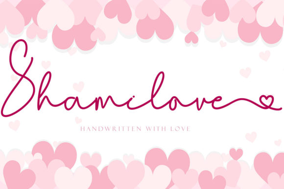 Shamilove: A Script Font for Heartfelt Campaigns