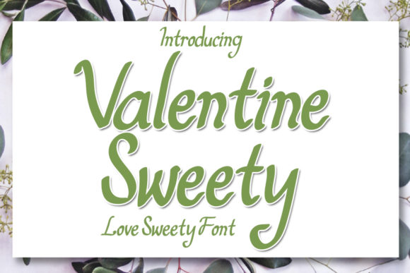 Valentine Sweety: A Timeless Script Font for Digital Design