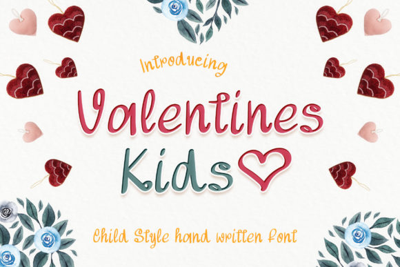 Valentines Kids: A Font That Brings Warmth and Playfulness to Branding