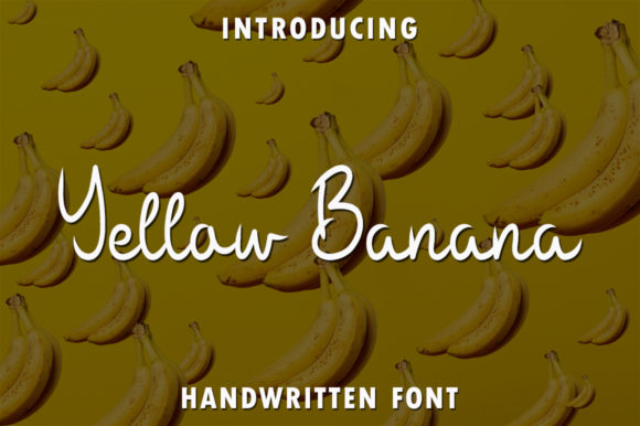 Yellow Banana: A Script Font That Adds Warmth to Web Design